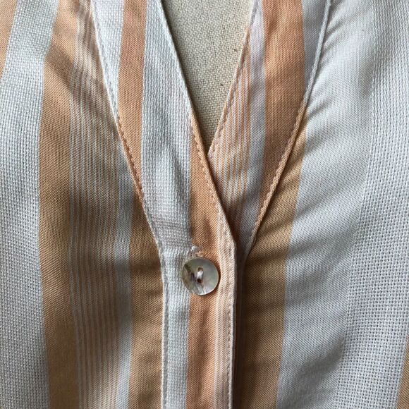 The Good Jane Sun Ray Bow Top Peach NWT S - Picture 6 of 10